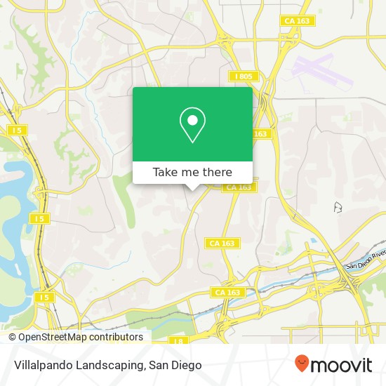 Villalpando Landscaping map