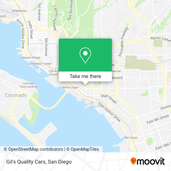 Gil's Quality Cars map