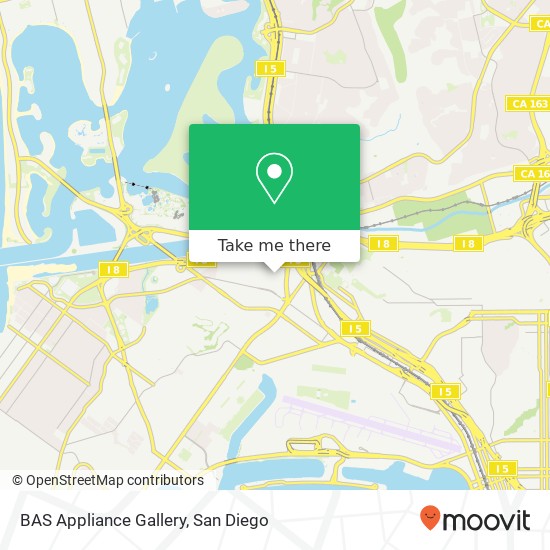 BAS Appliance Gallery map