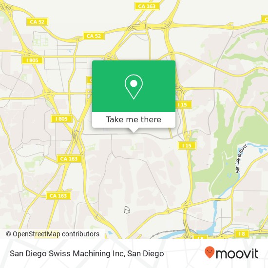 San Diego Swiss Machining Inc map