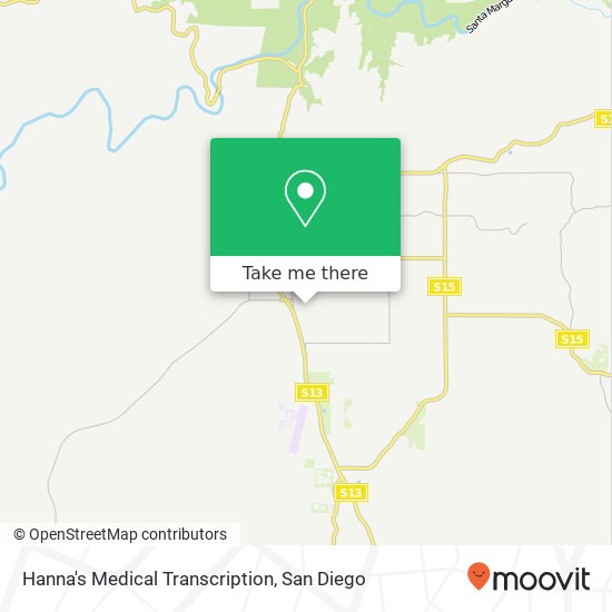 Mapa de Hanna's Medical Transcription