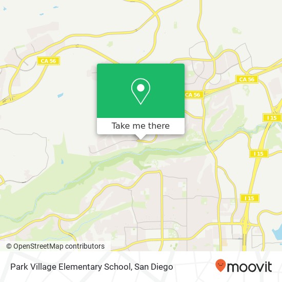 Mapa de Park Village Elementary School