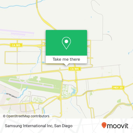 Mapa de Samsung International Inc