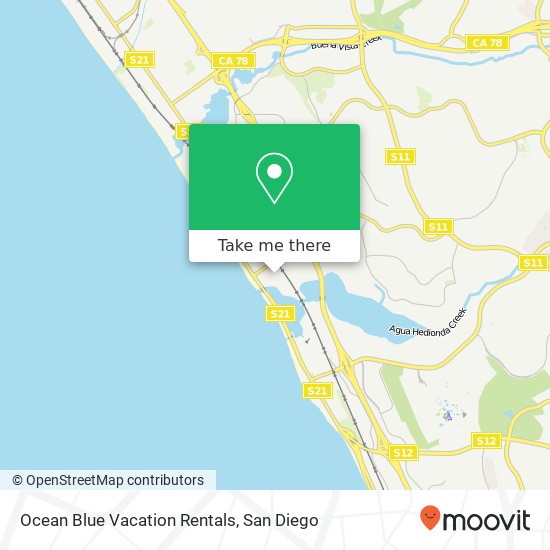 Mapa de Ocean Blue Vacation Rentals