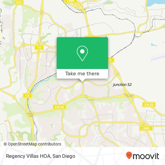 Mapa de Regency Villas HOA