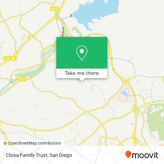 Closa Family Trust map