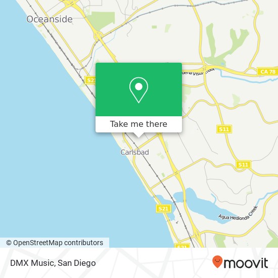 Mapa de DMX Music