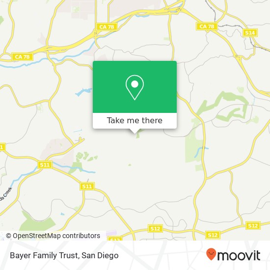 Mapa de Bayer Family Trust