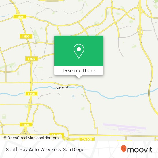 South Bay Auto Wreckers map