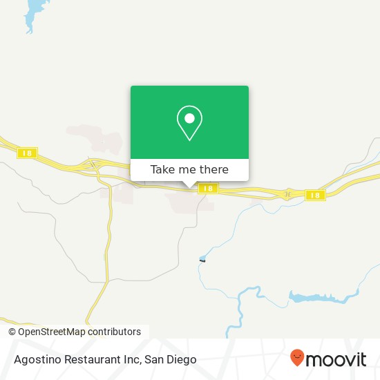 Mapa de Agostino Restaurant Inc