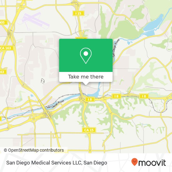 Mapa de San Diego Medical Services LLC