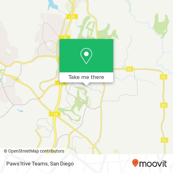 Paws'Itive Teams map