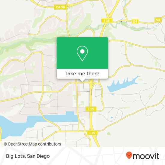 Mapa de Big Lots