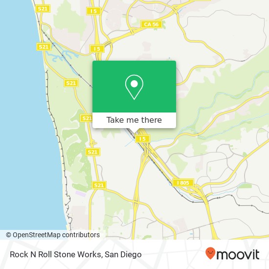 Rock N Roll Stone Works map