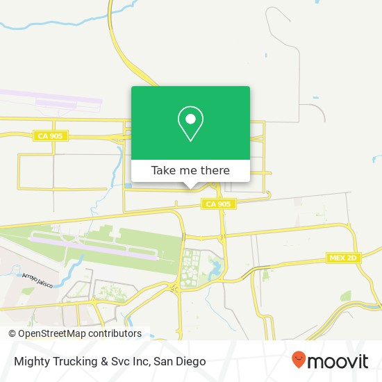 Mapa de Mighty Trucking & Svc Inc