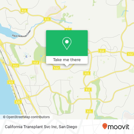 California Transplant Svc Inc map