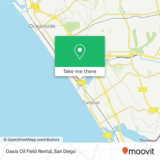 Mapa de Oasis Oil Field Rental