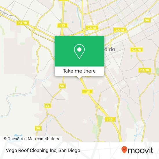 Mapa de Vega Roof Cleaning Inc