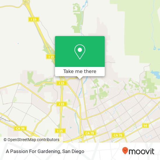 A Passion For Gardening map