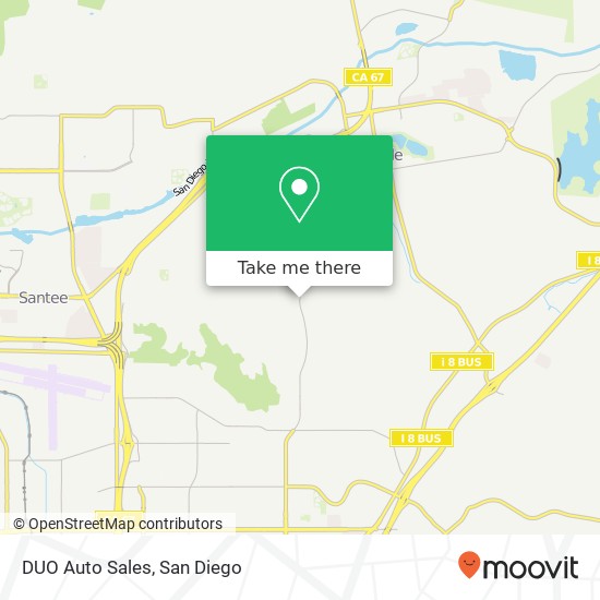 DUO Auto Sales map