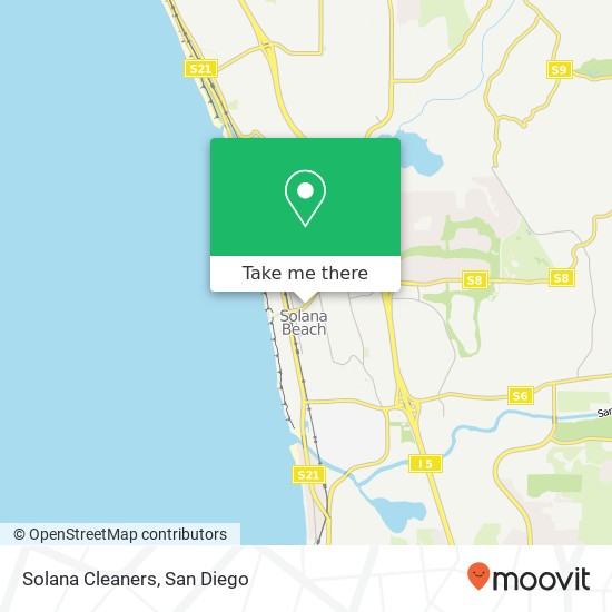 Solana Cleaners map