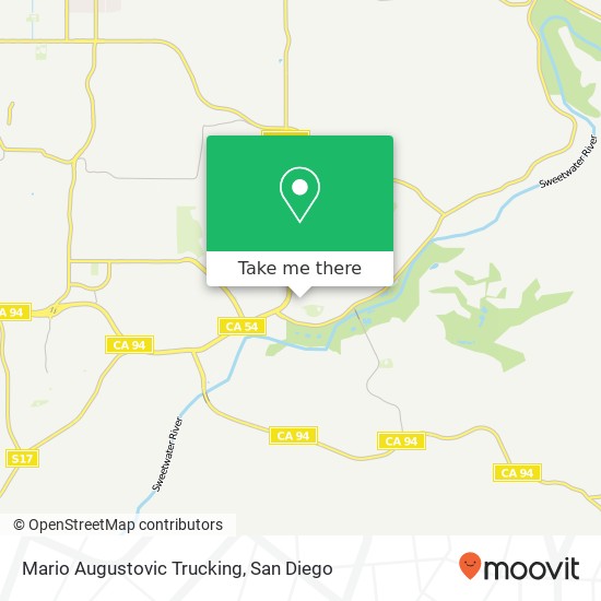 Mario Augustovic Trucking map