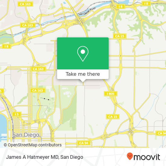 James A Hatmeyer MD map