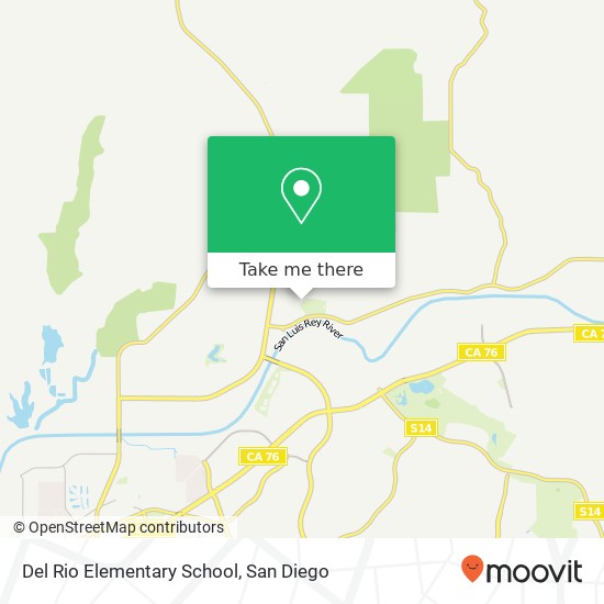Mapa de Del Rio Elementary School