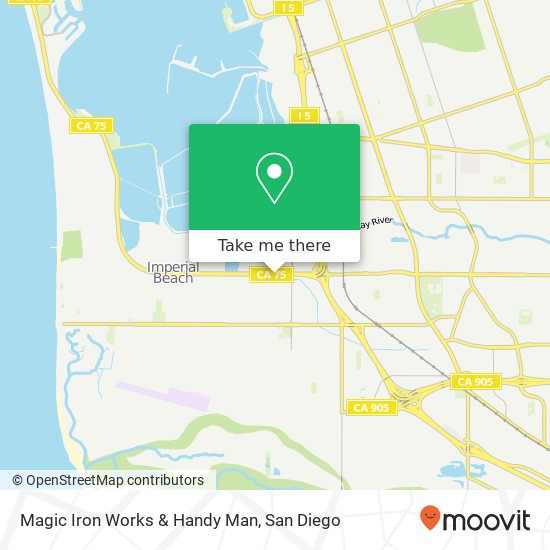 Magic Iron Works & Handy Man map