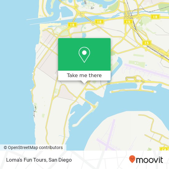 Mapa de Loma's Fun Tours