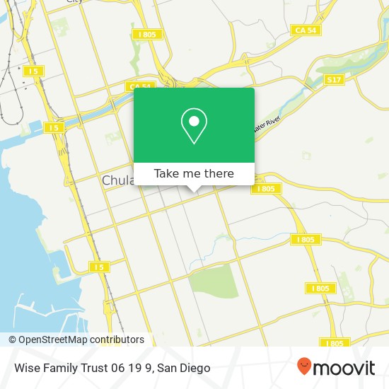 Mapa de Wise Family Trust 06 19 9