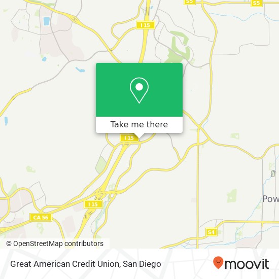 Mapa de Great American Credit Union