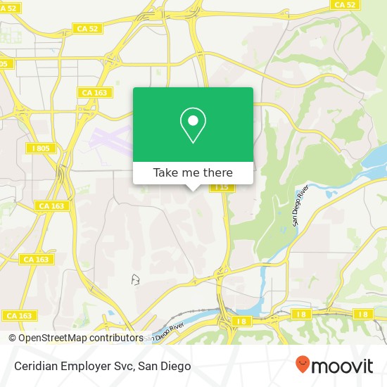 Ceridian Employer Svc map