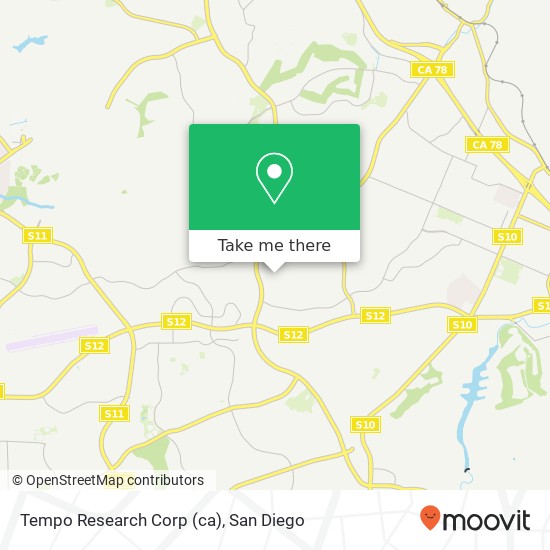 Tempo Research Corp (ca) map