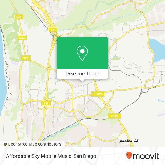Mapa de Affordable Sky Mobile Music
