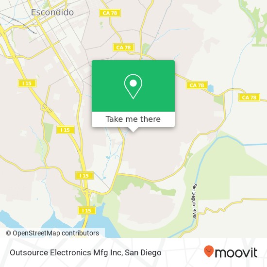 Mapa de Outsource Electronics Mfg Inc