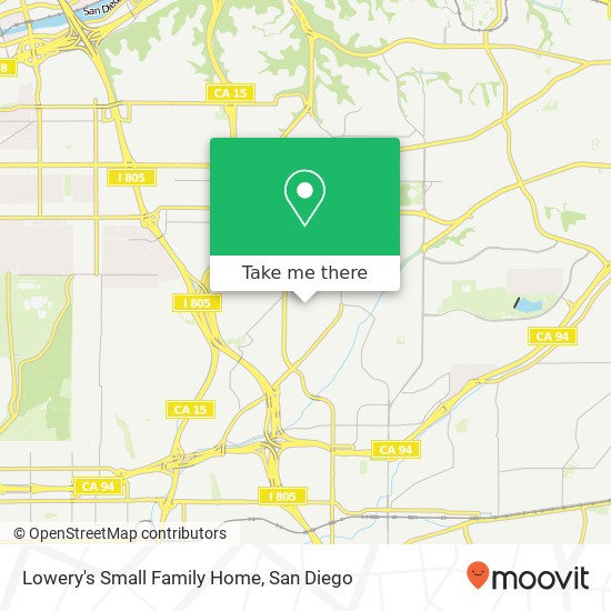 Lowery's Small Family Home map