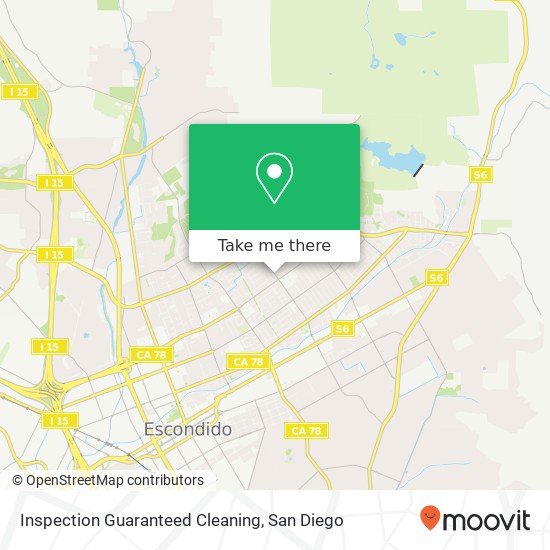Inspection Guaranteed Cleaning map