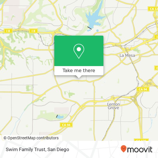 Swim Family Trust map