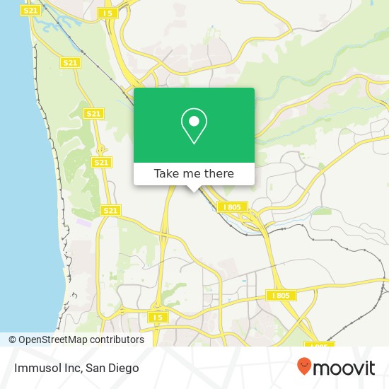 Immusol Inc map