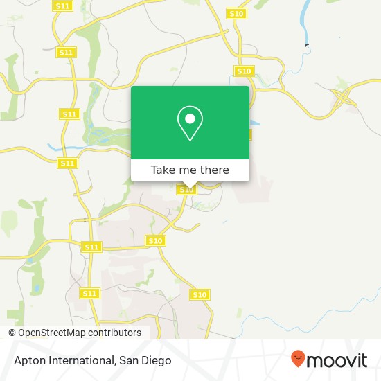 Apton International map