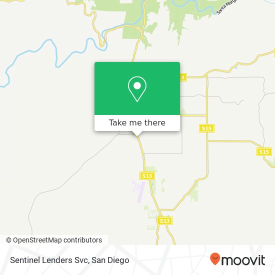 Sentinel Lenders Svc map