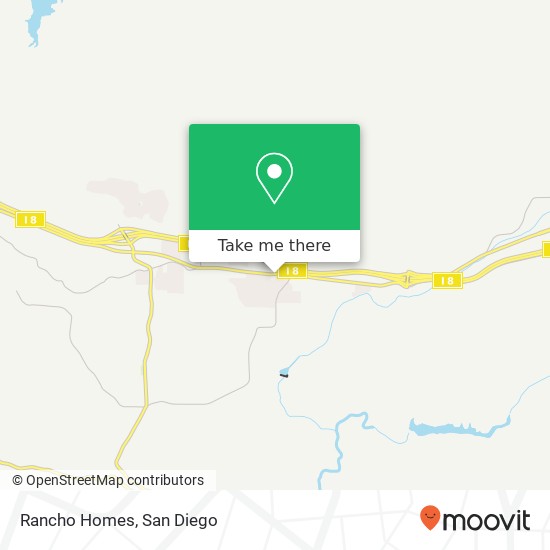 Rancho Homes map