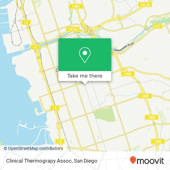 Mapa de Clinical Thermograpy Assoc