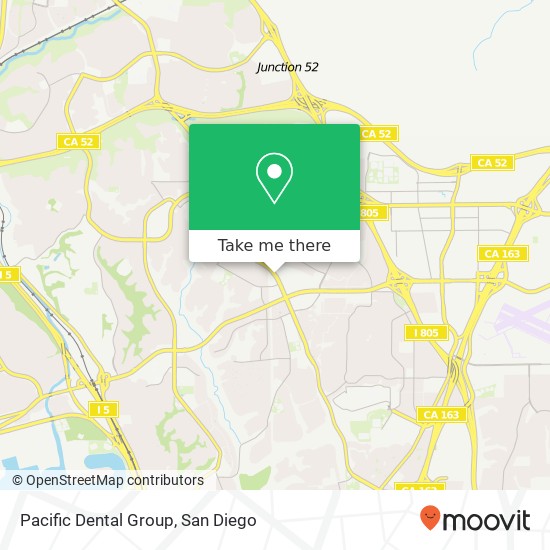 Mapa de Pacific Dental Group