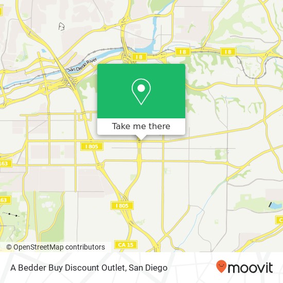 Mapa de A Bedder Buy Discount Outlet