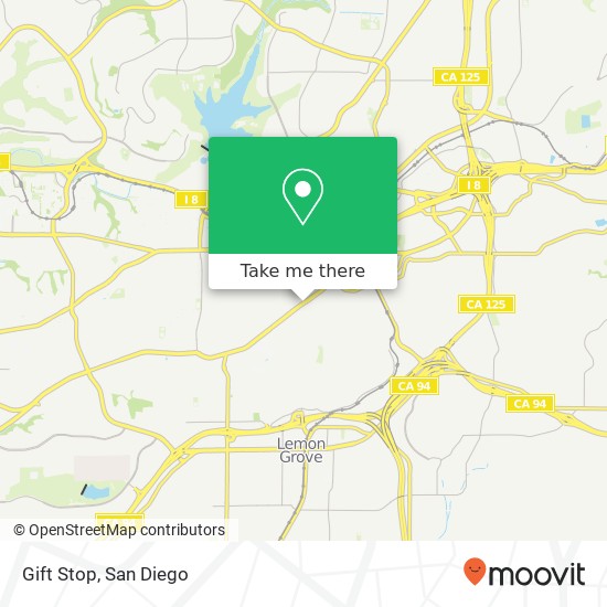 Gift Stop map