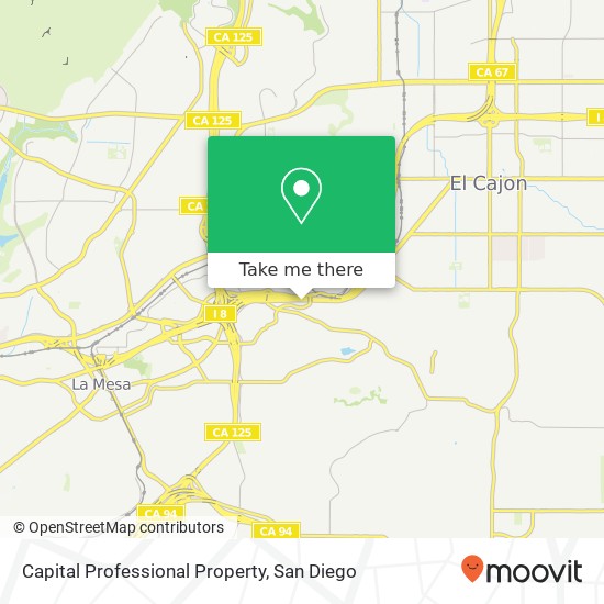Capital Professional Property map