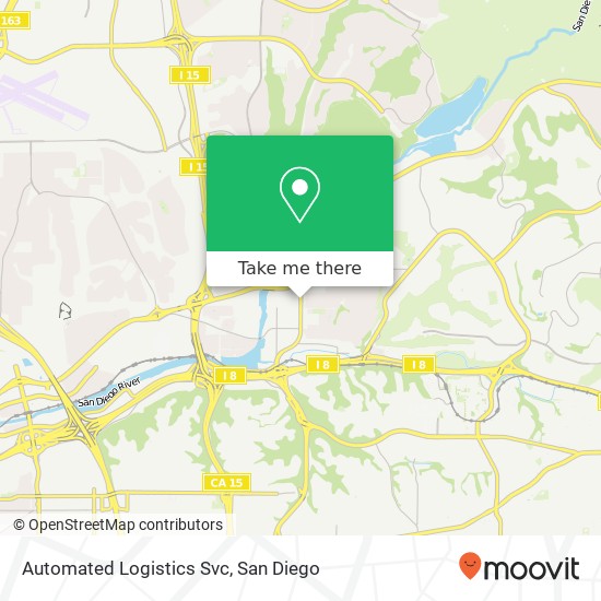 Mapa de Automated Logistics Svc