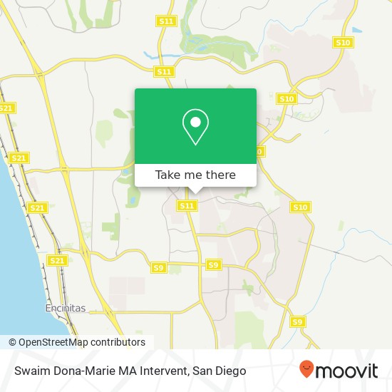 Mapa de Swaim Dona-Marie MA Intervent